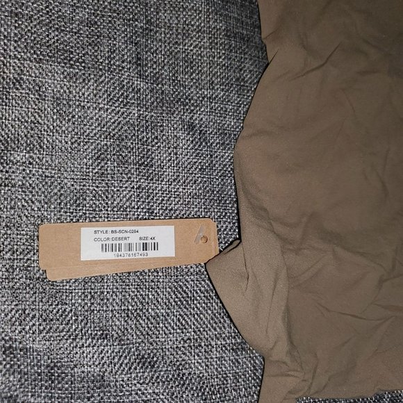 NWT SKIMS 4X Fits Everybody Square Neck Bodysuit DESERT - Picture 3 of 3